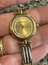 Ladies Watch French Michel Herbelin Watch Faux Diamond Gold Bracelet Needs Catch for sale  Shipping to South Africa