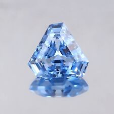 AAA 11x11 MM Natural Ceylon Blue Spinel Loose Concave Trillion Gemstones Cut for sale  Shipping to South Africa