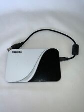 Disco duro externo portátil Toshiba en blanco y negro 320 GB USB 2.0, usado segunda mano  Embacar hacia Argentina