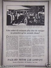 Publicité 1920 automobile d'occasion  Compiègne