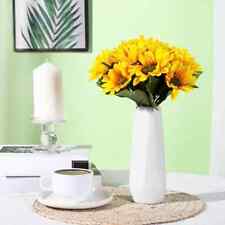 Vaso de flores Didaey branco composto plástico alto inquebrável decoração (retro) comprar usado  Enviando para Brazil