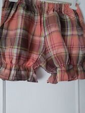 Orange linen check for sale  SUDBURY