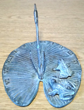 Bronze lilypad sundial for sale  Roff