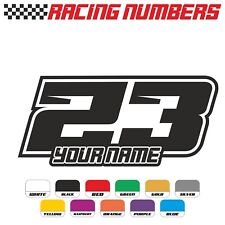 Custom race numbers d'occasion  Expédié en Belgium