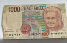 Banconota italiana 1000 usato  Italia