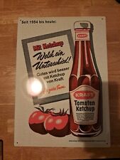Kraft ketchup blechschild gebraucht kaufen  Jüterbog