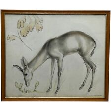 Watercolour painting deer for sale  CHESTER