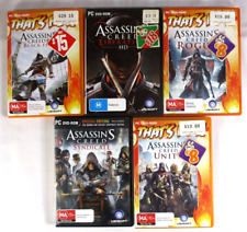 DVD-ROM Assassin's Creed-Liberation/Black Flag/Syndicate/Unity/Rogue 5x Jogos de PC comprar usado  Enviando para Brazil