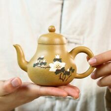 Bule de chá 170 ml 5,12" clássico Yixing argila roxa seção minério cru filtro de lama bule de chá comprar usado  Enviando para Brazil