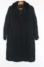 Astrakhan coat black d'occasion  Trévières
