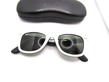 Gafas de sol Ray-Ban Wayfarer RB 2140 906 blancas gafas de sol 50-22 raras, usado segunda mano  Embacar hacia Argentina