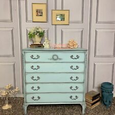 Painted Chest of Drawers Louis Style Drawers Duck Egg Blue French Style Drawers for sale  NEWHAVEN
