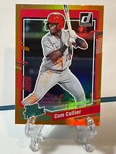 2023 COLLAR CAM Panini Donruss béisbol clasificación #45 prospecto naranja segunda mano  Embacar hacia Argentina