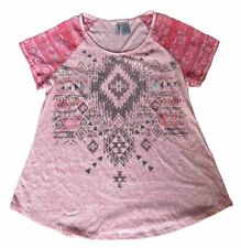 New Directions Koszula Damska Medium Różowa Bluzka z krótkim rękawem Top Rekreacja Weekend na sprzedaż  Wysyłka do Poland