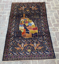 Tapete de guerra afegã estilo vintage feito à mão - Tapete de área tradicional comprar usado  Enviando para Brazil