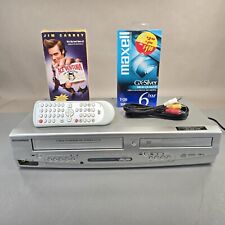Gravador de vídeo HiFi Sylvania DVC865F DVD VCR VHS combo 4 cabeças testado com controle remoto, usado comprar usado  Enviando para Brazil