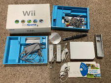 Consola de juegos deportiva Nintendo Wii, accesorios y disco segunda mano  Embacar hacia Mexico