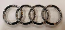 AUDI A3 S3 RS3 MK3 8V 2014-20 CHROME GREY FRONT GRILL GRILLE RINGS BADGE EMBLEM comprar usado  Enviando para Brazil