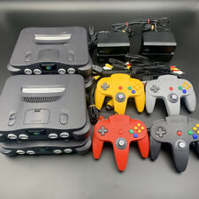 Nintendo 64 N64 Black console with Choice OEM controllers Used Region free myynnissä  Leverans till Finland
