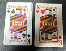 Cartões telefônicos do Reino Unido - 2 x £10/20 King of Phonecards Hearts Spades cartões remotos comprar usado  Enviando para Brazil