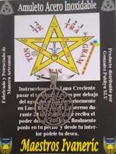 Collana amuleto tetragrammaton usato  Villar Focchiardo