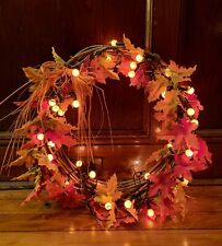 Fall wreath lighted for sale  North Arlington