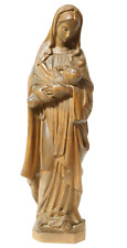 Alte geschnitzte heiligenfigur gebraucht kaufen  Langweiler
