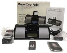 Radio Reloj Base Altavoz Iblaster iPod AM/F/M Radio y Reproductor de Video 187NEGRO segunda mano  Embacar hacia Argentina