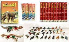 Vintage Raccolta "Dinosauri" [De Agostini Junior] (volumi+vhs+pupazzetti) - RARA usato  Saronno