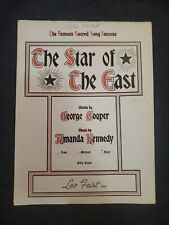 Partitura Libro Antiguo de George Cooper Amanda Kennedy c1890 La Estrella del Este segunda mano  Embacar hacia Argentina