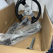 Kit de volante de aço Go Kart rack de engrenagem pinhão eixo ajustável para 110cc ATV comprar usado  Enviando para Brazil
