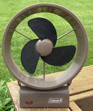 Coleman 2 Speed Camping / Tent Fan Tilting w/ Foam Blades  Battery Operated  for sale  Shipping to South Africa