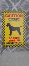 Border terrier security for sale  FORTROSE