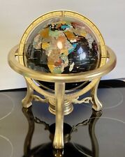 Gemstone tabletop globe for sale  Hazel