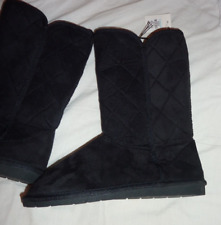 Black faux suede for sale  DARLINGTON