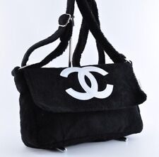 Usado, Bolsas Chanel Precision novidade tecido felpudo ombro carteiro preto marca CoCo comprar usado  Enviando para Brazil