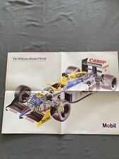 Pôster Williams Honda Fw11b 1987 World Constructors Champion Mansell 58 X 41 comprar usado  Enviando para Brazil