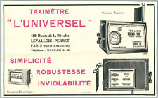 Universal taximeter mileage d'occasion  Expédié en Belgium