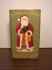 Large 14" Tall, Victorian SANTA COOKIE JAR with Box - "excellent" ! for sale  Mentor