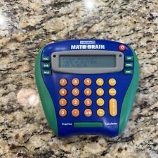 Lakeshore Math Brain & Calculator Electronic Educational Learning Game Tested for sale  Shipping to South Africa
