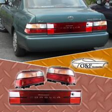 Para 1993 1997 Toyota Corolla lanternas traseiras lâmpada vermelha clara placa de licença conjunto central comprar usado  Enviando para Brazil