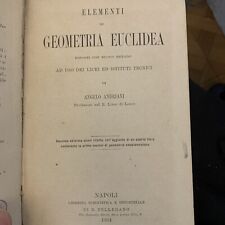 Elementi geometria euclidea usato  Napoli