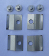 Dovre Stove Glass Clips Set of 4 Metal Clips and 4 Screws 5mm  for sale  Shipping to Ireland