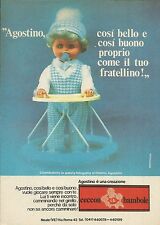 X9977 Agostino - CECCON Bambole - Pubblicità 1976 - Advertising usato  Villafranca Piemonte