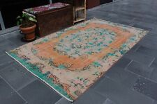 Alfombra hecha a mano, decoración vintage del hogar, alfombra turca, alfombra rústica, 5,2 x 8,8 pies MBZ2531 segunda mano  Embacar hacia Argentina