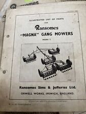 Ransomes magna gang for sale  HITCHIN