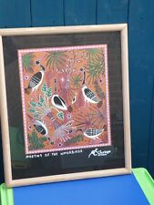 Aboriginal framed screenprinte for sale  HAVANT