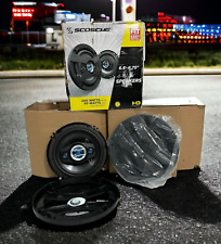 Scosche Hd6504sd 6.5 Inch 4-Way Car Stereo Upgrade Speakers (Pair) w/Box Read for sale  Shipping to South Africa