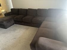 Brown sectional sofa for sale  Riverside