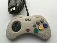 Genuíno Original Sega Saturn Game Pad Controlador Branco / Control Pad - Testado comprar usado  Enviando para Brazil